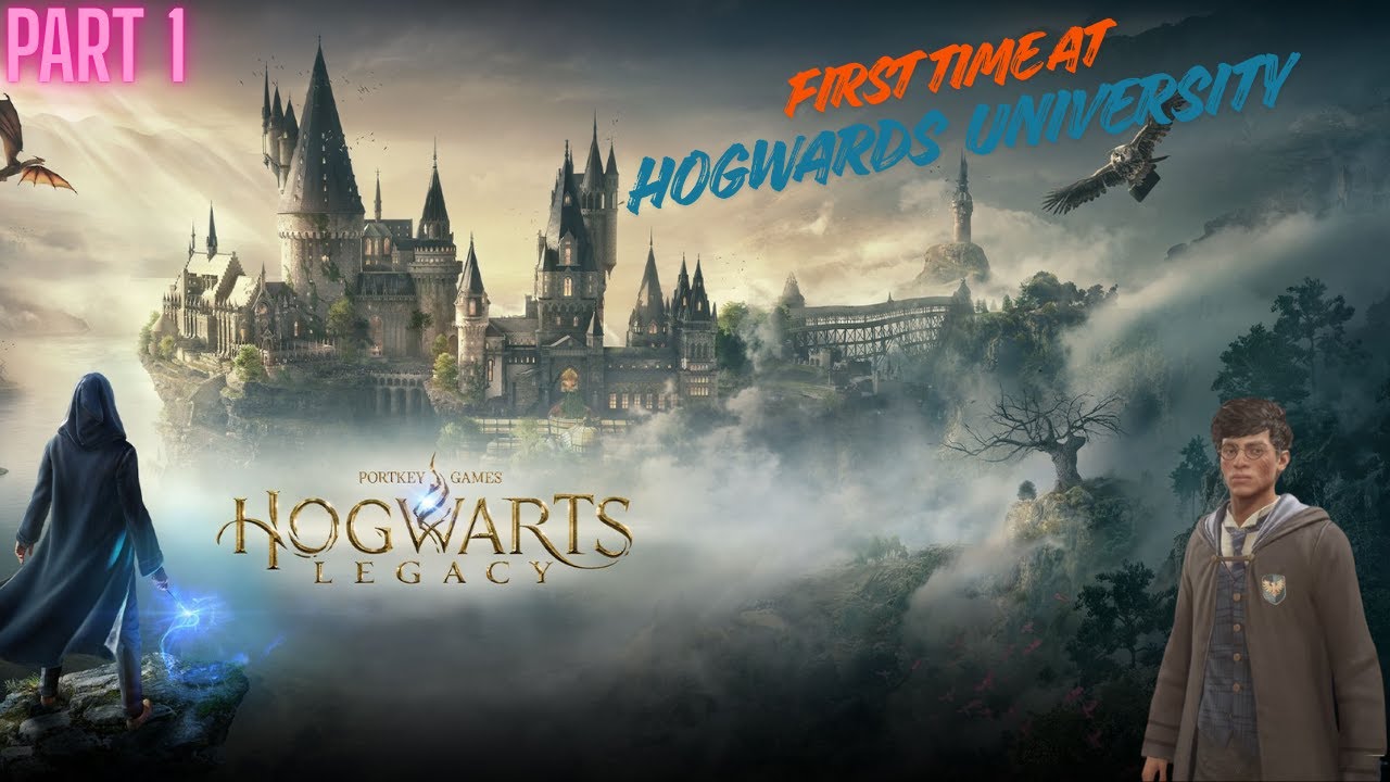 Hogwarts Legacy Part 1- First Day in Hogwats🥳🎊| 