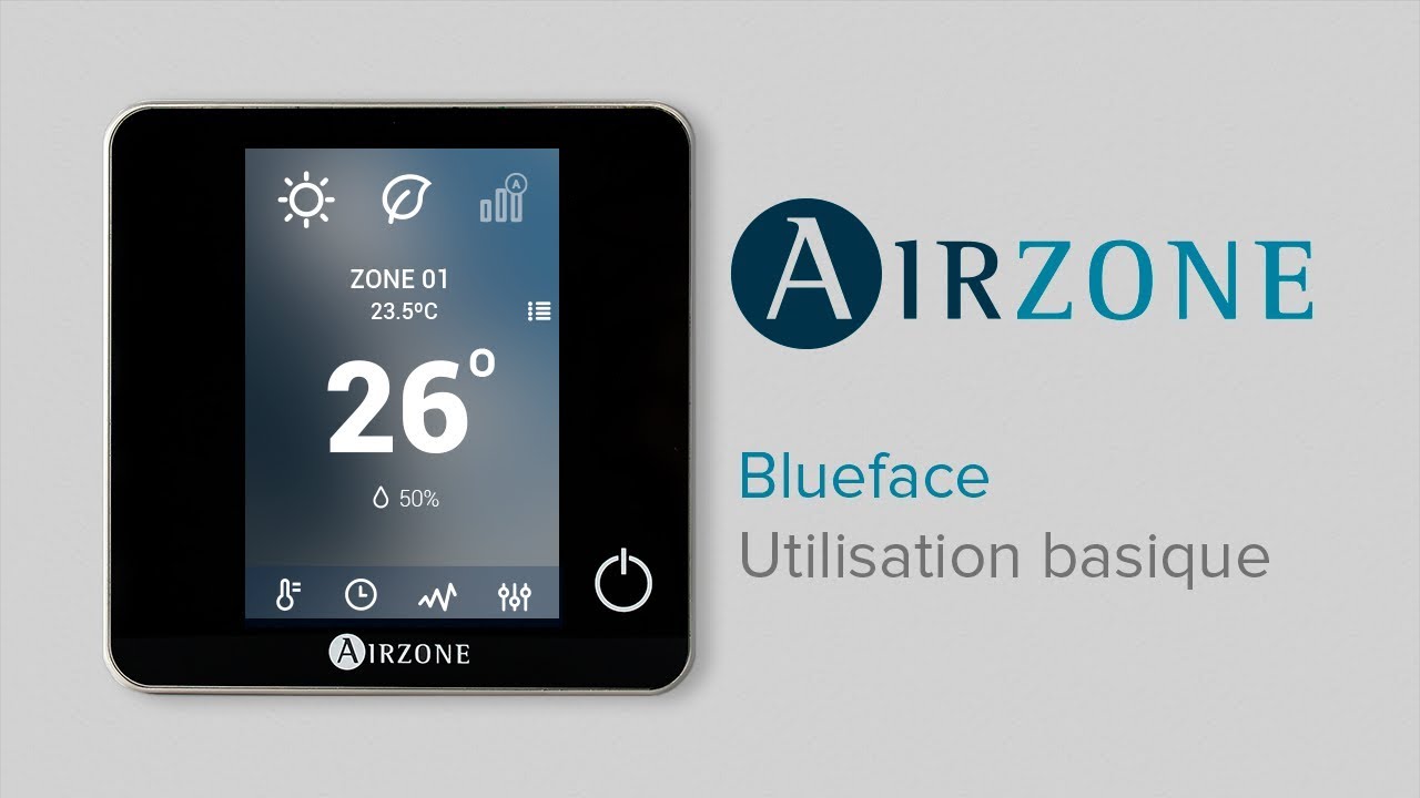 Thermostat Connecté Blueface : Utilisation basique