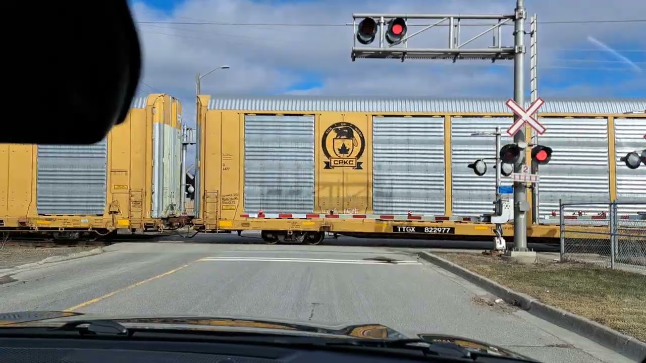 CN Train In Oshawa