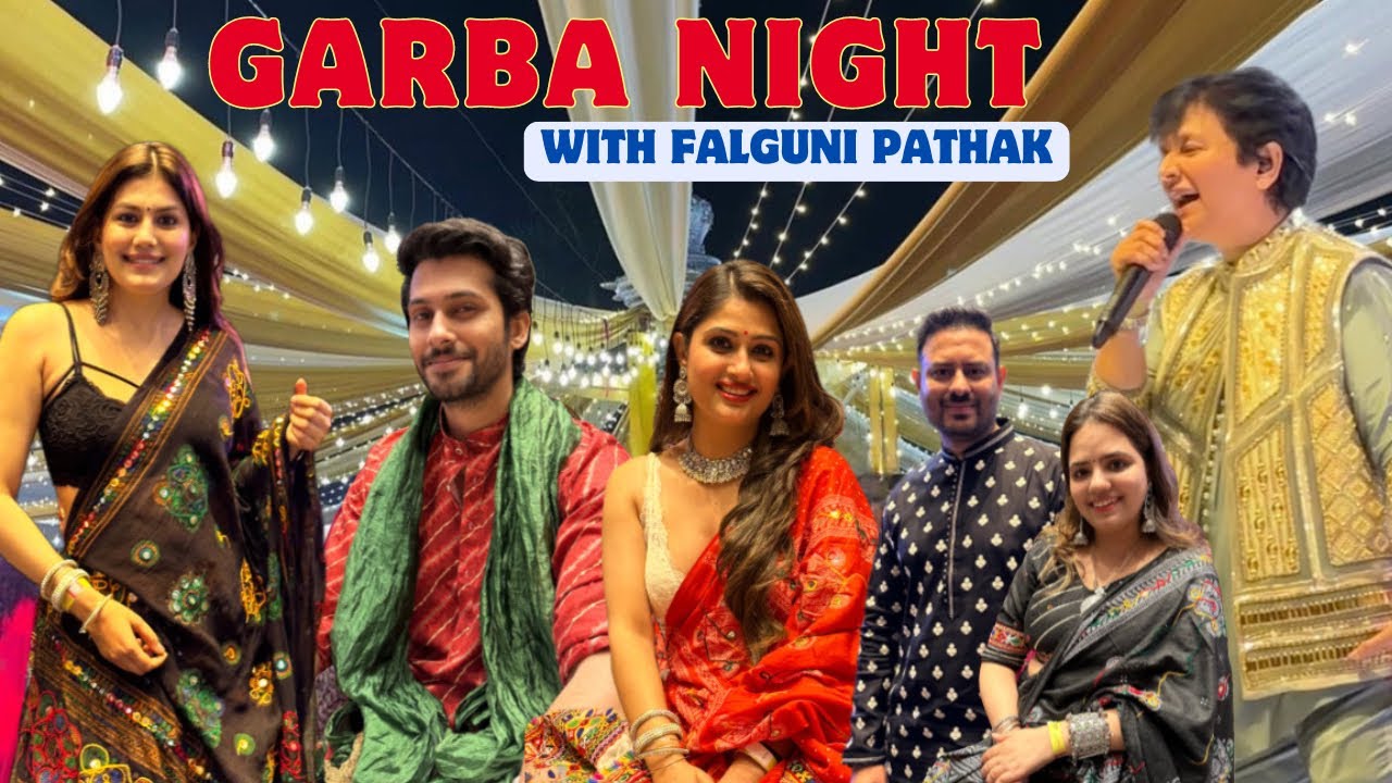 NAVRATRI KI DHOOM OR DOSTO KA SATH || JIO CONVENTION CENTRE || SHEZALI SHARMA || NAMISH TANEJA ||