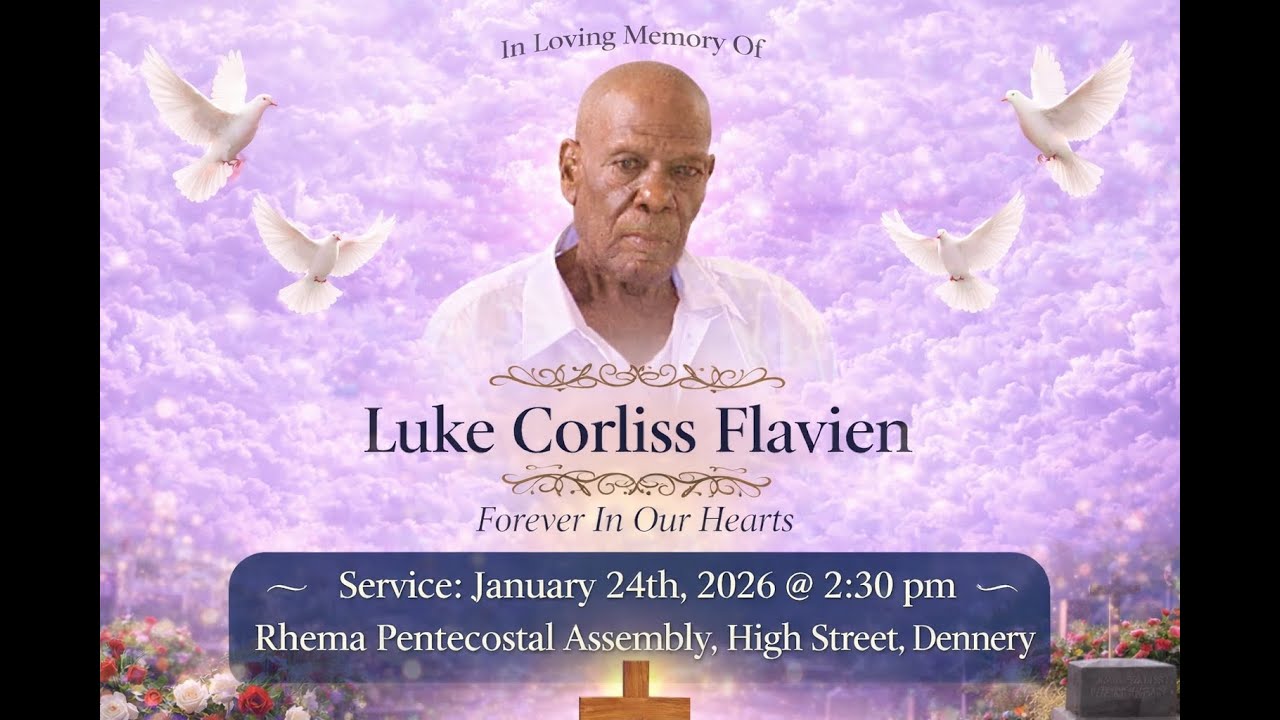 FUNERAL SERVICE  OF LUKE CORLISS FLAVIEN