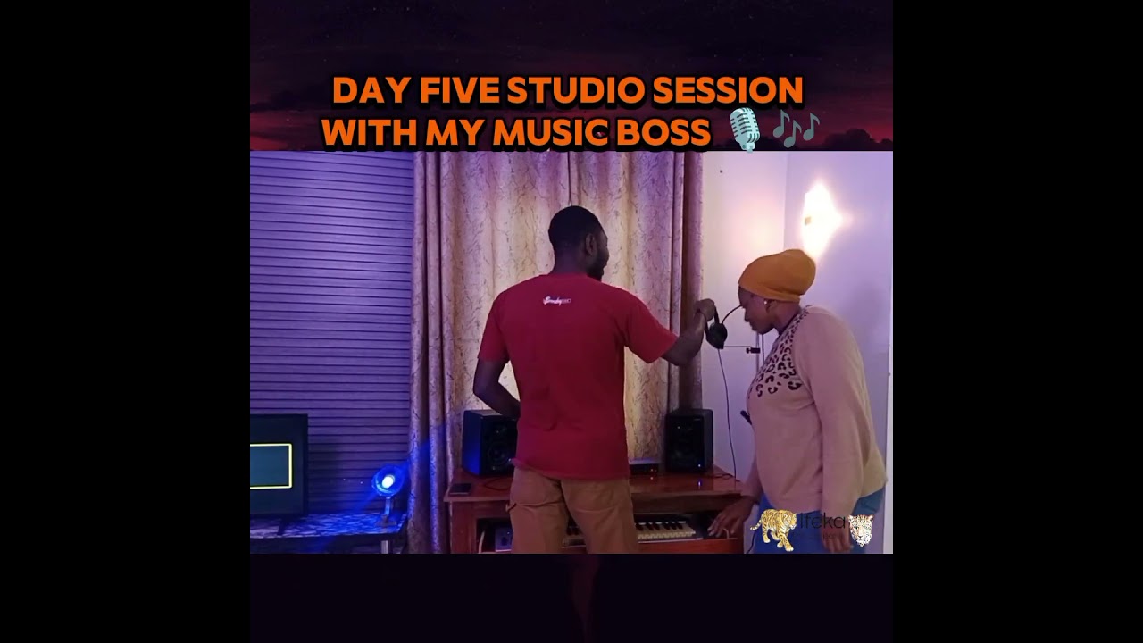 Day 5 Studio session 🎙️🎶