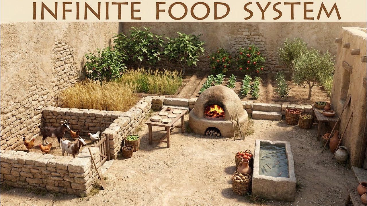 THE BIBLICAL INFINITE FOOD SYSTEM &mdash; How One Courtyard Fed a Family in the Holy Land Forever