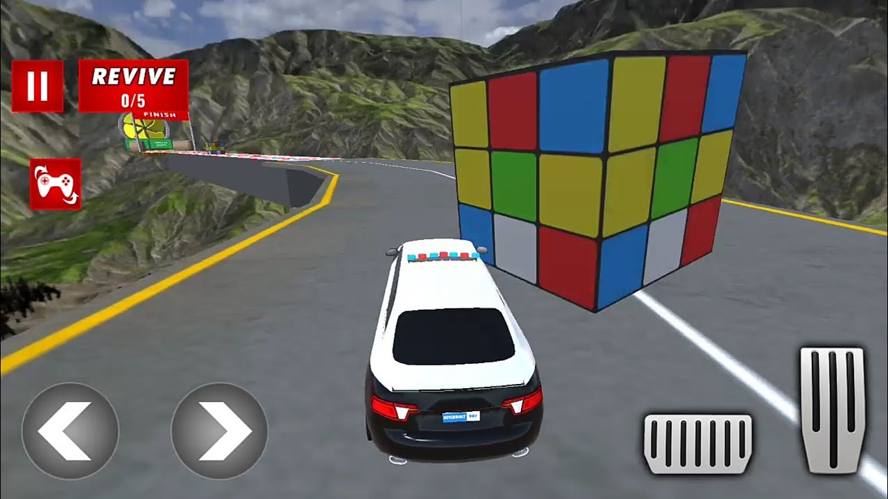 Extreme Police Limo Car Stunt Racing Android Gameplay #1