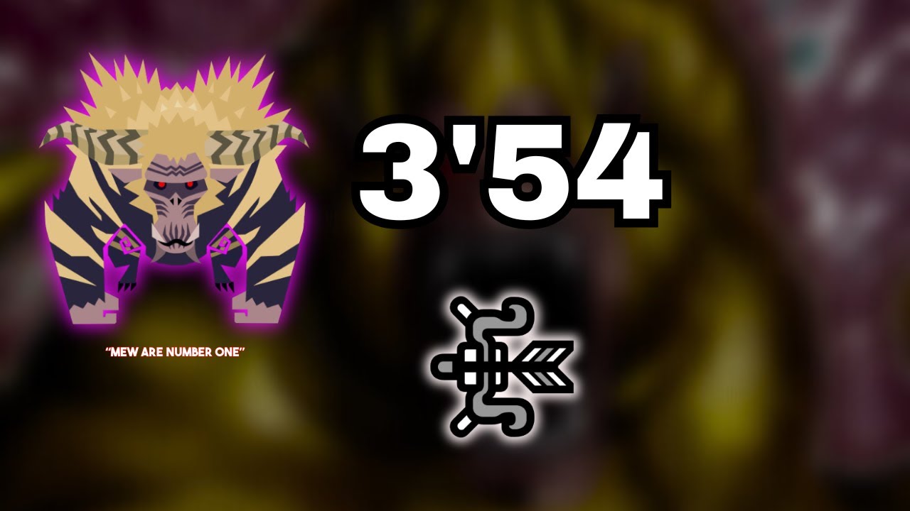 【MHWIB】Tempered Furious Rajang Bow 3'54
