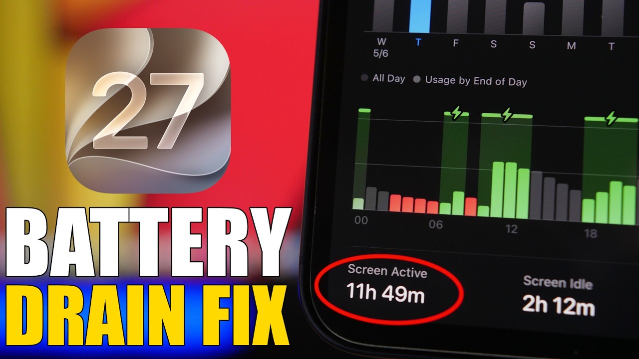iOS 27 - How To FIX Battery DRAIN on iPhone !