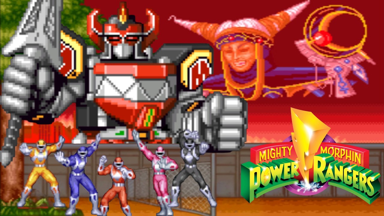 Mighty Morphin Power Rangers finished without loosing a life | SNES Longplay