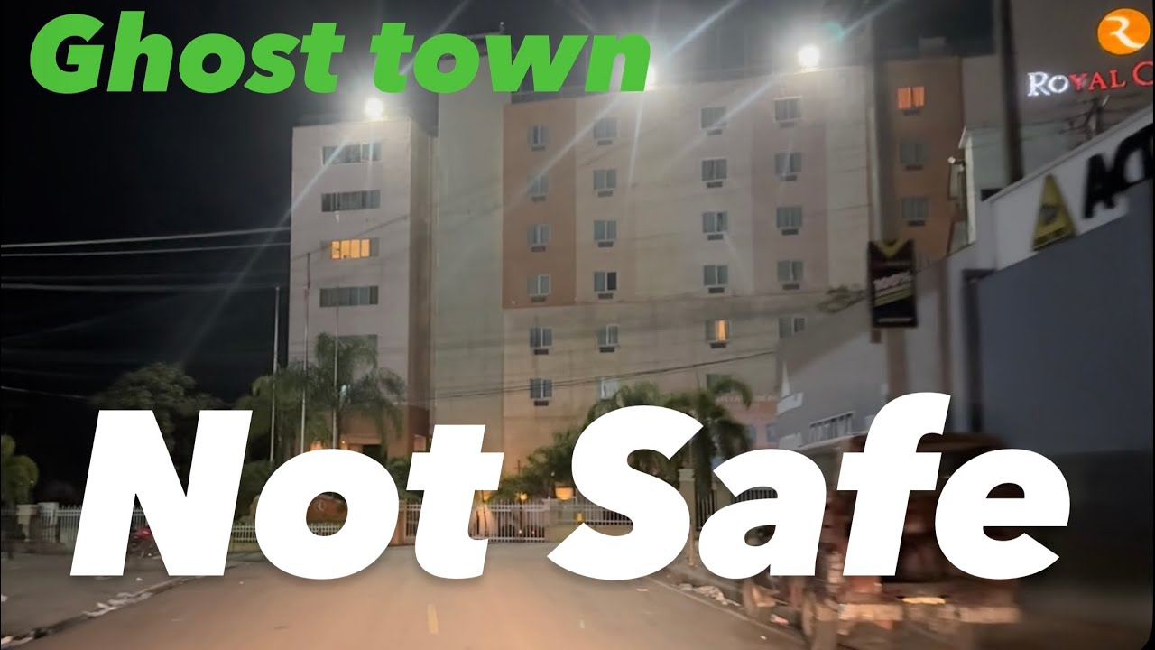 Driving Around in Petion-Ville After Midnight. No Nightlife - No Go Zone.