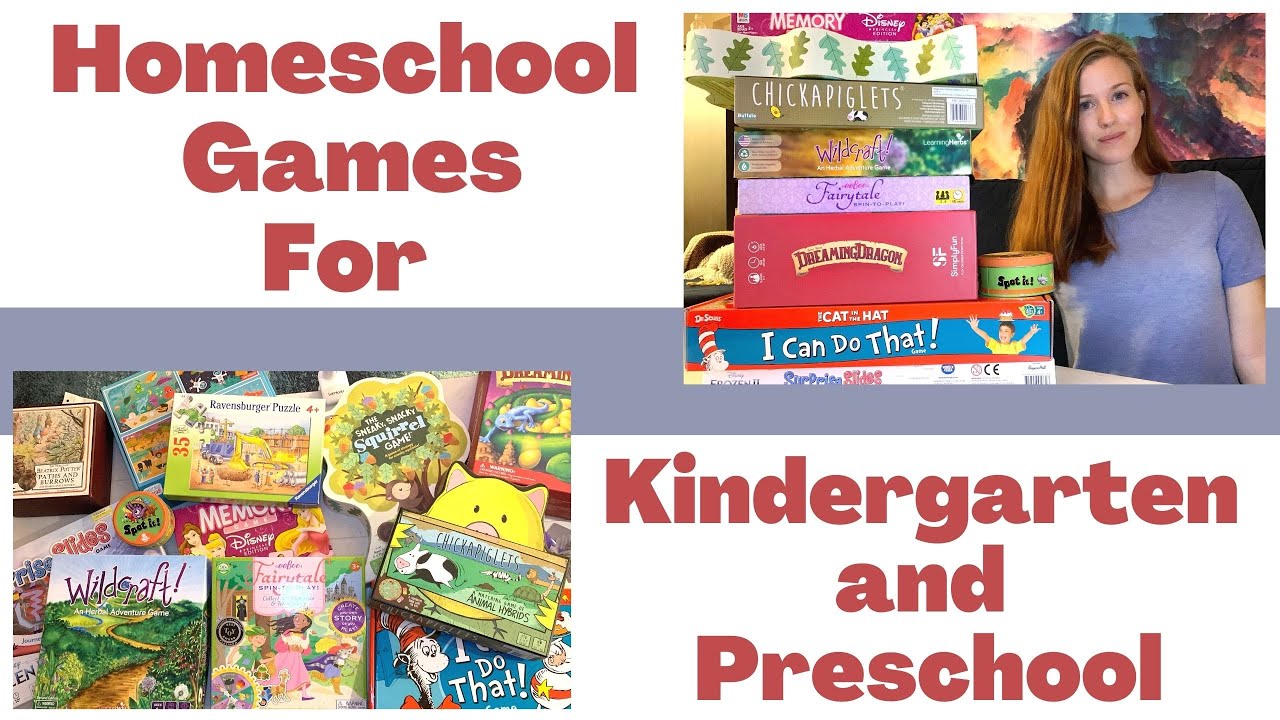 Homeschool Games for Kindergarten & Preschool