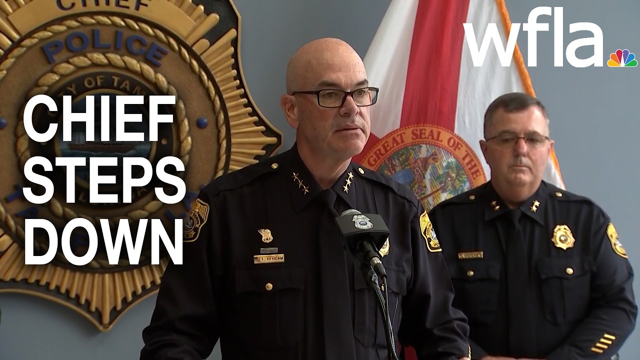 Tampa Police chief announces he's stepping down from position