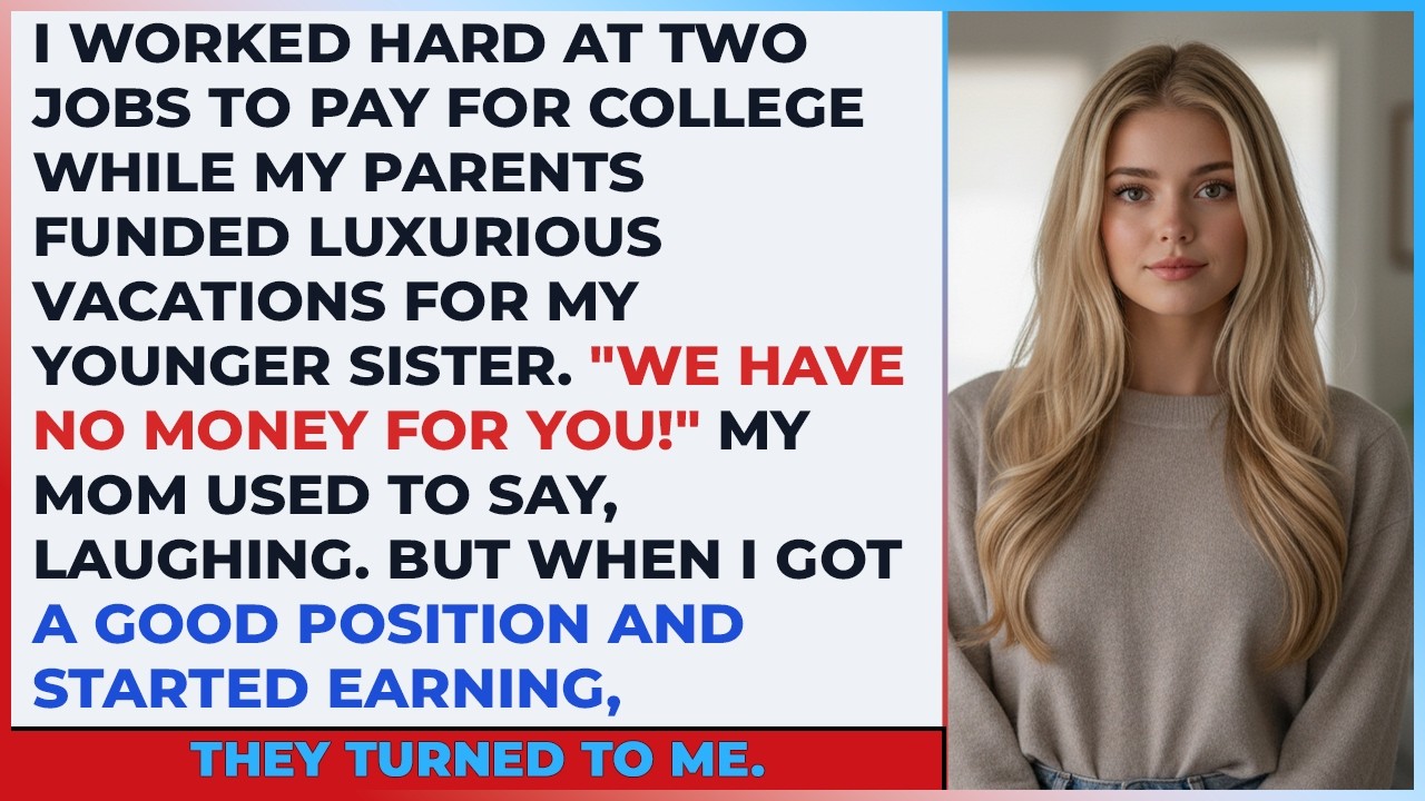 I Worked Hard At Two Jobs To Pay For College While My Parents Funded Luxurious Vacations ...