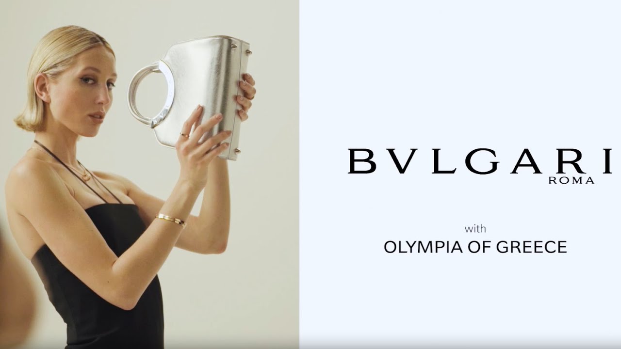 V reasons to describe the new Bulgari Roma bag by Olympia of Greece | Bulgari Accessories