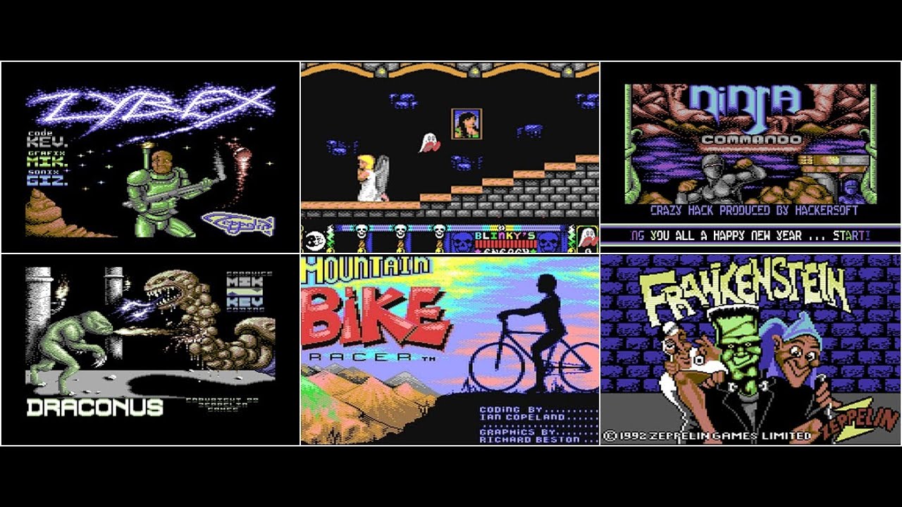 Borsuk Retro Gry TV: Commodore 64 - Przegląd Gier Firmy Zeppelin Games