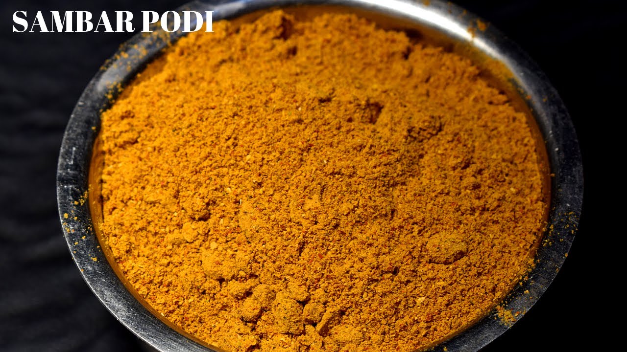 சாம்பார் பொடி செம்ம சுவையாக செய்வது எப்படி | SAMBAR PODI
