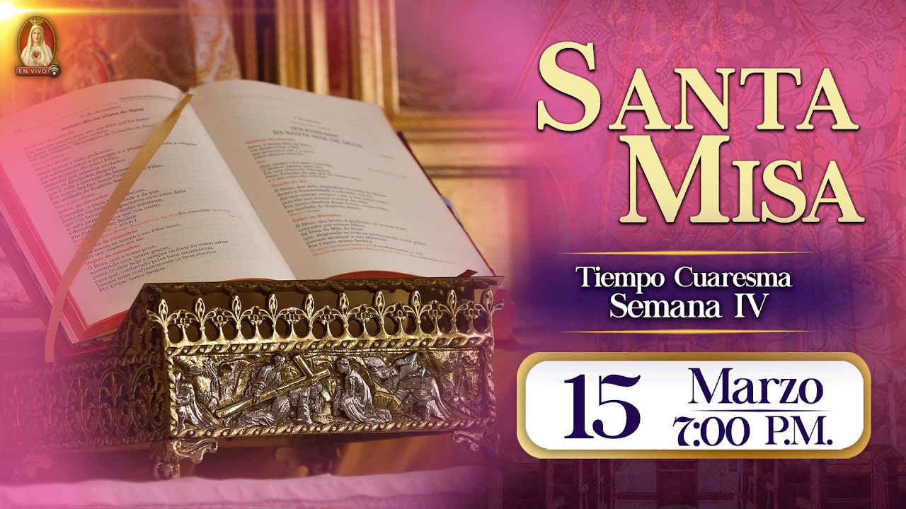 Santa Misa en Caballeros de la Virgen, 15 de marzo de 2026⚜️ 7:00 p.m
