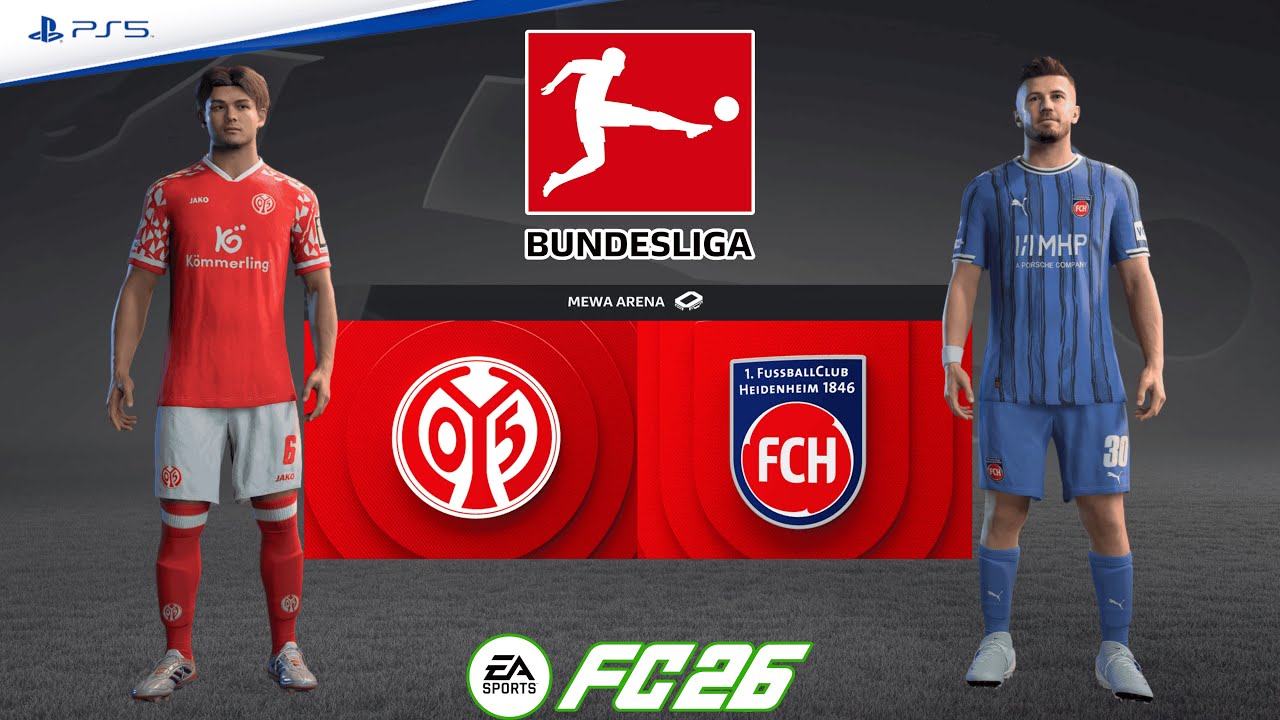 Mainz 05 v FC Heidenheim | Bundesliga 25/26 Matchday 17 | Full Match | FC 26 - PS5™[4K]