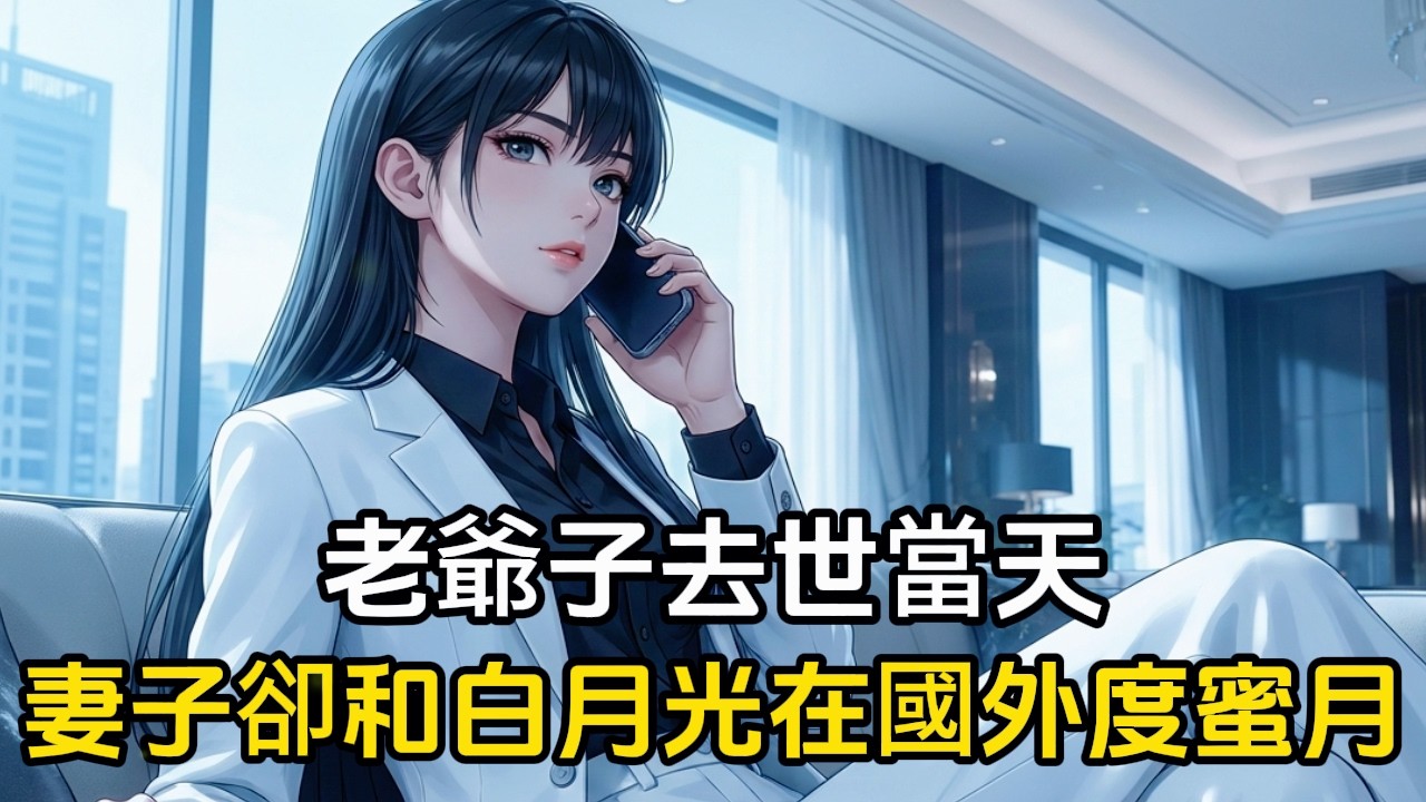 老爺子去世當天，妻子卻在國外和白月光度蜜月，等她回國后，怎麽也打不通我的電話#動漫 #漫畫 #二次元 #戀愛