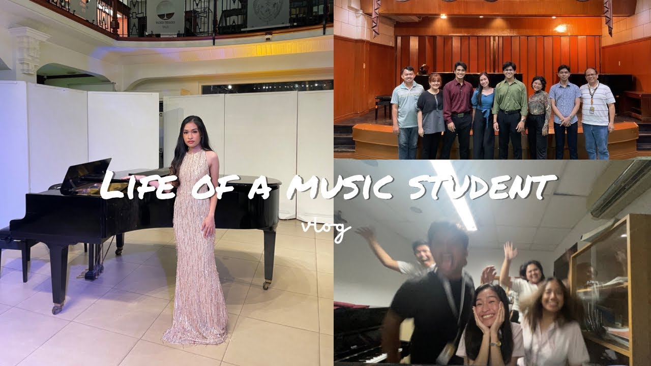 Life of a music student (UST Conservatory of Music) + Tour in UST + Recitals