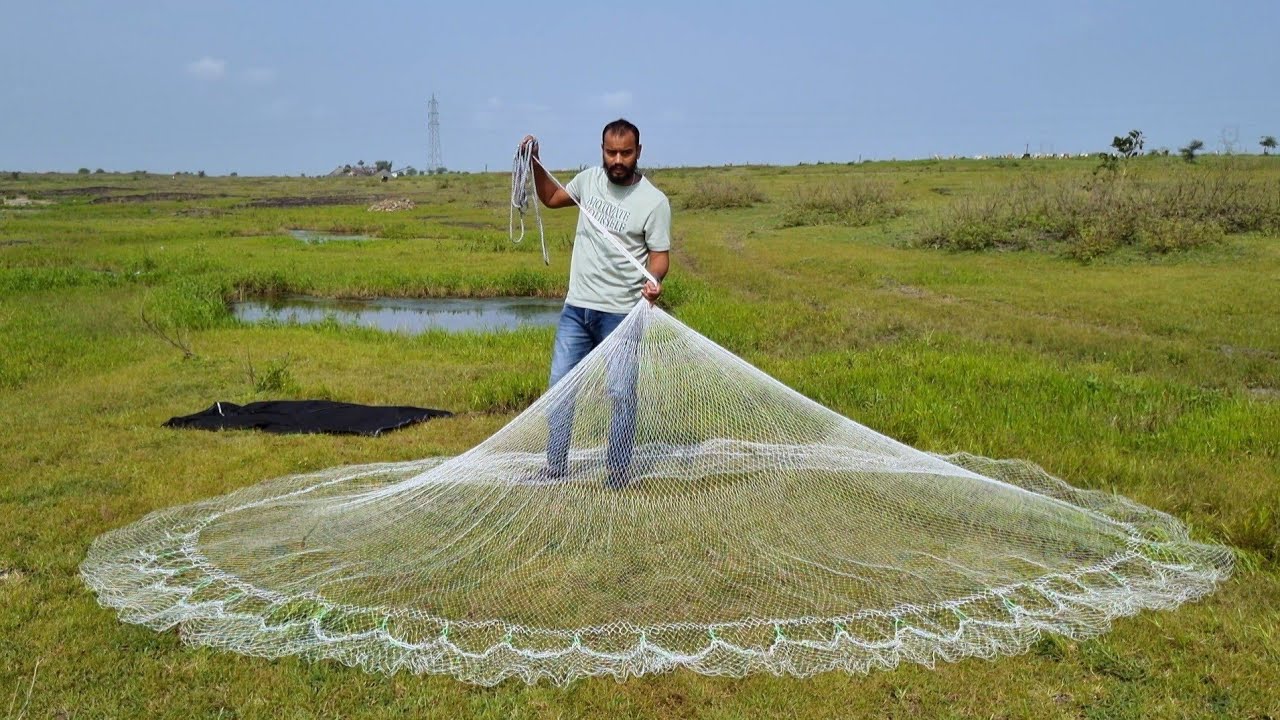 Best fishing casting net | ऐसे जाल से फिशिंग करने में ही मजा आता है | fishing net review video