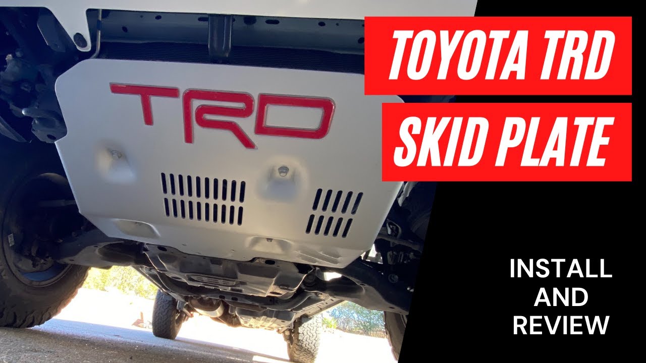 5th Gen 4Runner TRD Skid plate install and review