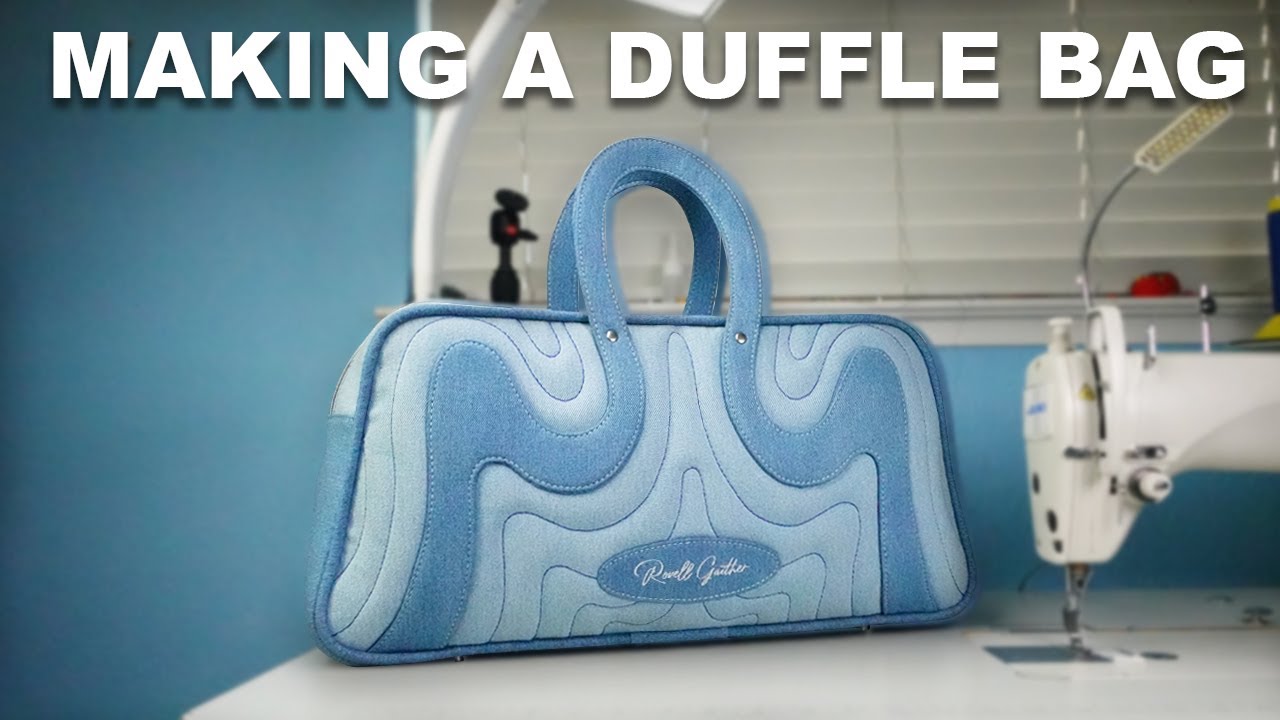 Making A Denim Duffle Bag!