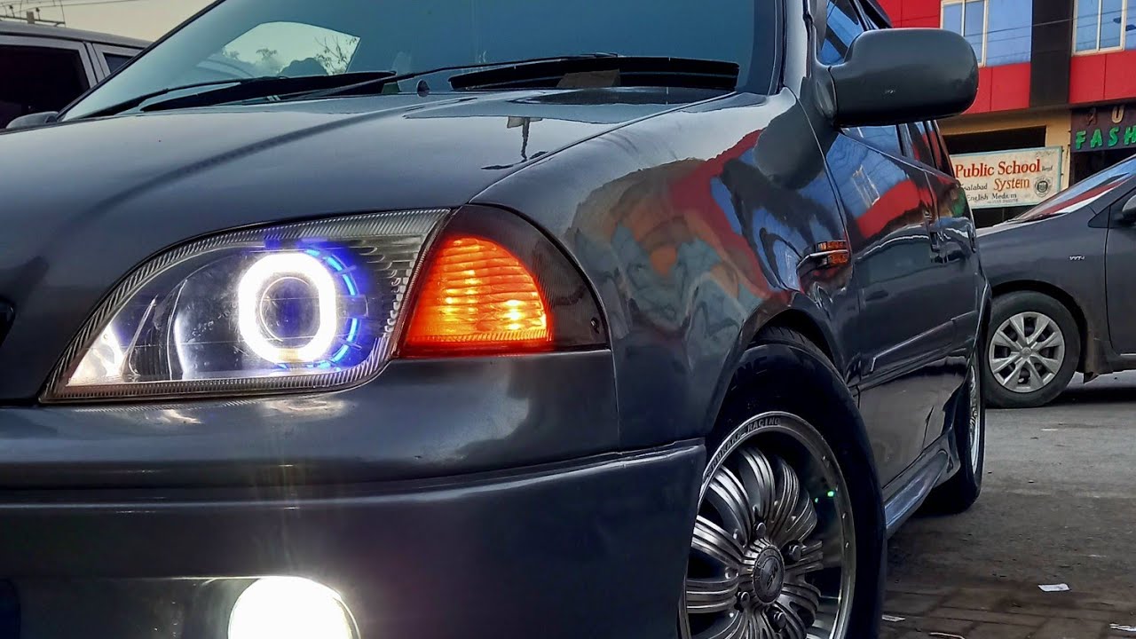 we can make your car your dream car mashallah only one cultus in town modified by merajmotors