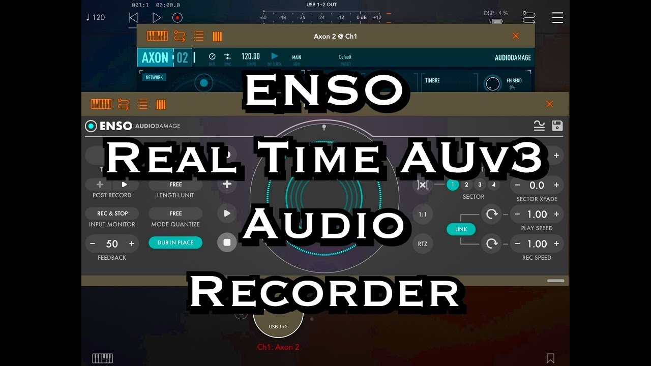 ENSO Real Time Audio Looper by Audio Damage - AUv3 - Tutorial for the iPad