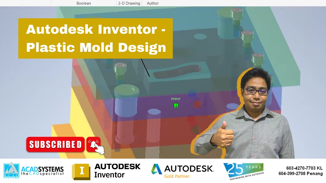 Autodesk Inventor - Plastic Mold Design