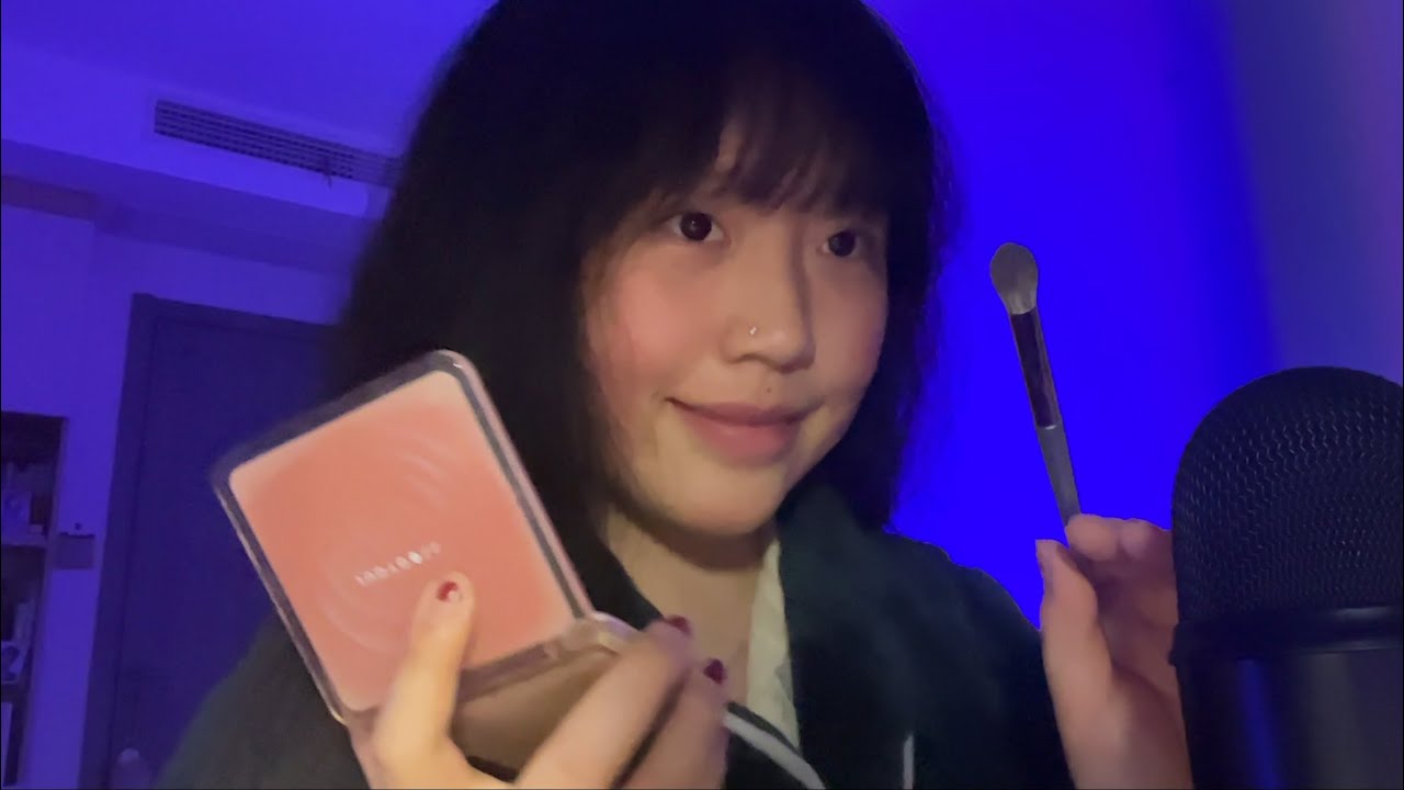 ASMR Mouth Sounds *Doing your makeup 💄 CV for 莲莲