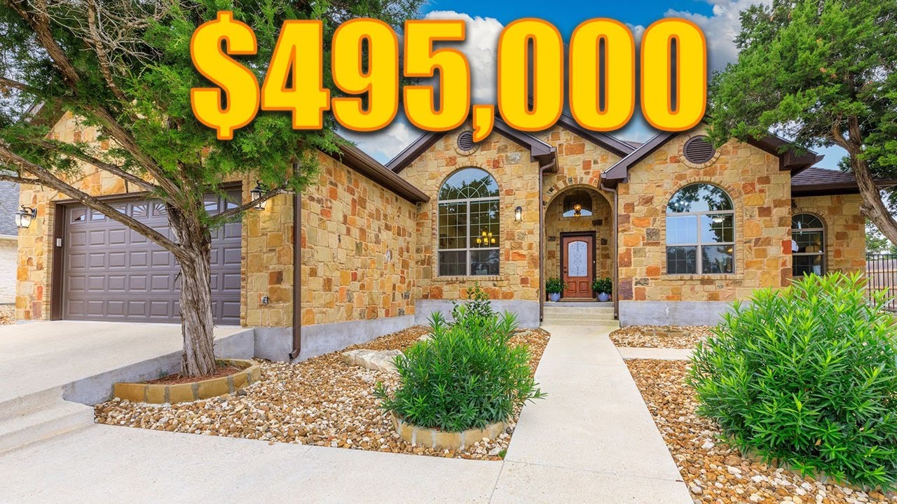 Inside a $495,000 SPECTACULAR Single Family Home in Kerrville Texas!
