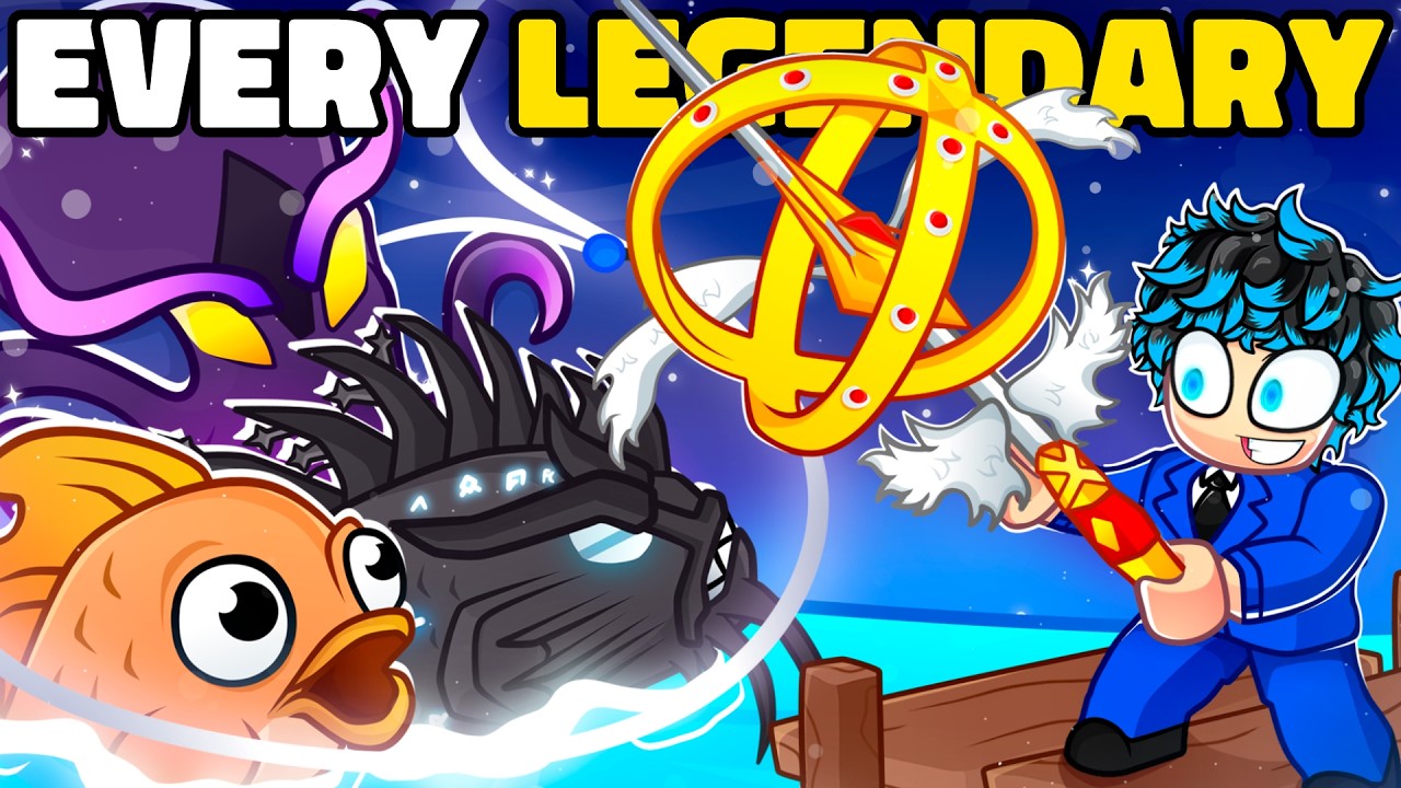 Can I Catch EVERY LEGENDARY with MAX LEVEL Seraphic Rod in Just 2 Hours? | Fisch