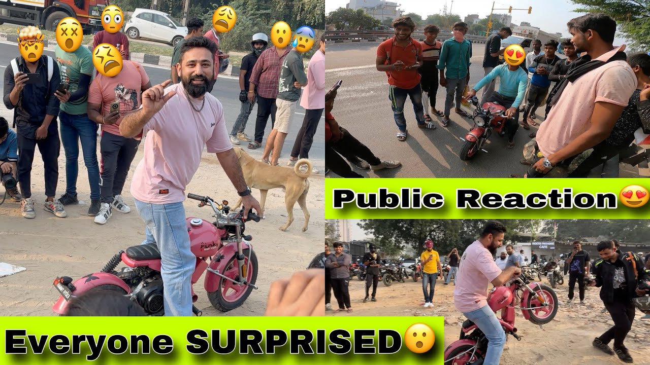 Mini Bullet PUBLIC REACTION 😍 Log Hue PAGAL🤯 