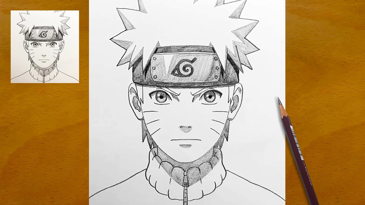 How to Draw Naruto Uzumaki Step by Step || Easy Naruto Drawing