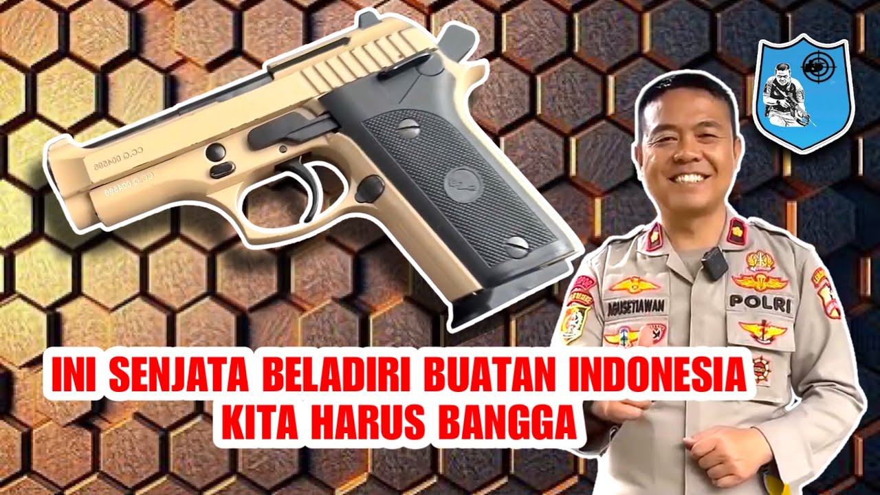 INI SENJATA API BELADIRI BUATAN PINDAD P3A KALIBER KITA HARUS BANGGA