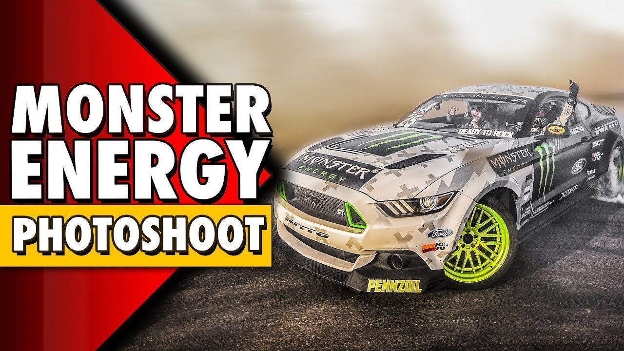 Monster Energy Car Photography - Trying not to get run over