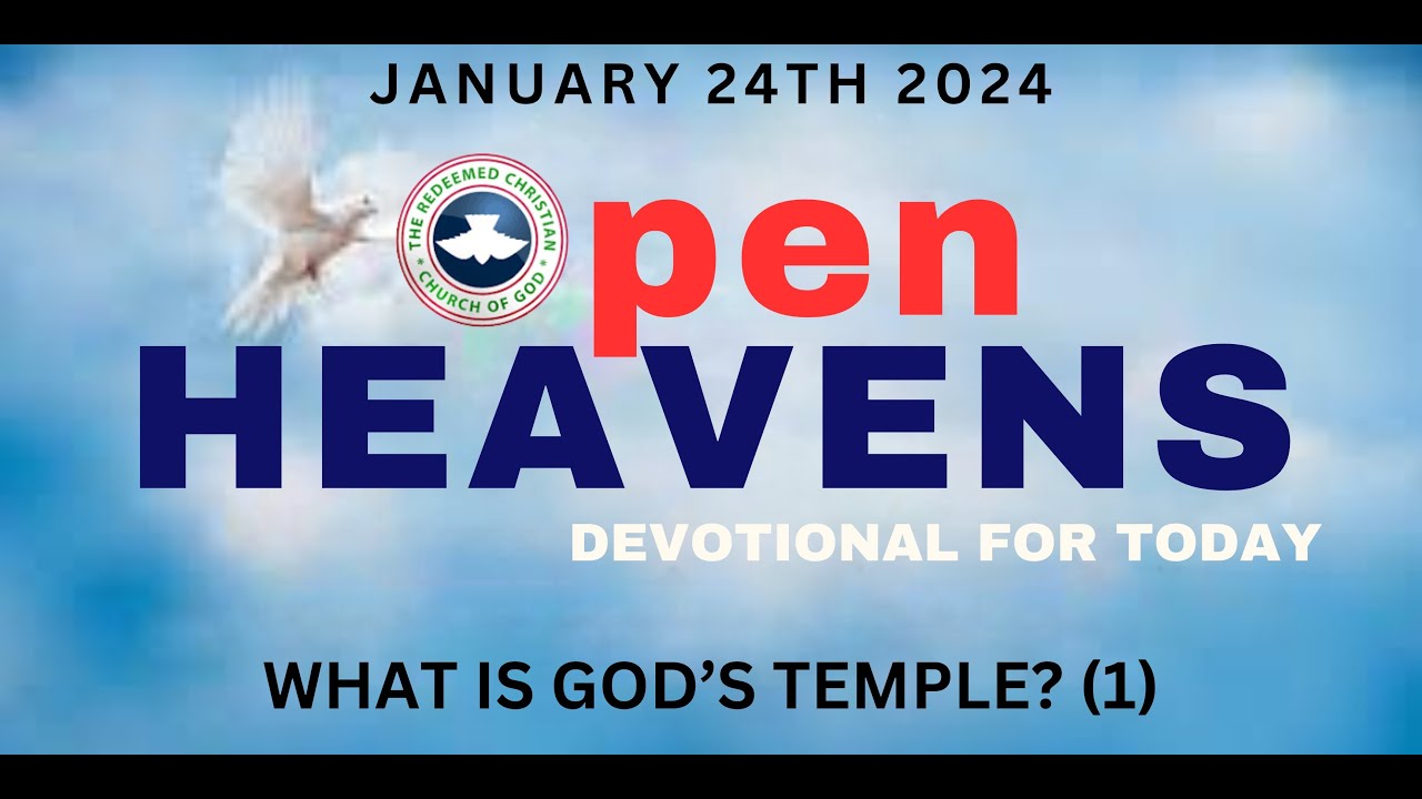January 24th, 2024 Open Heavens on the Go - WHAT IS GOD&rsquo;S TEMPLE? (1)