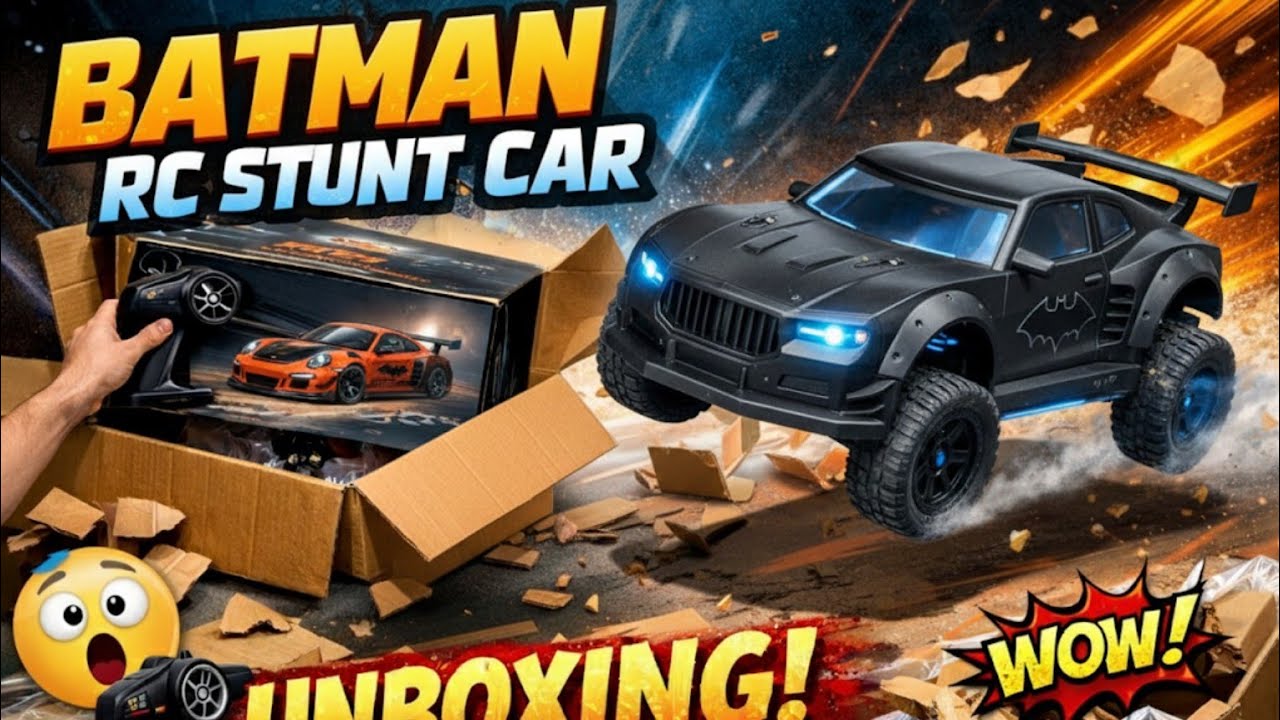 Car Deewar Par Chadhti Hai! 😲 RC Stunt Car Unboxing