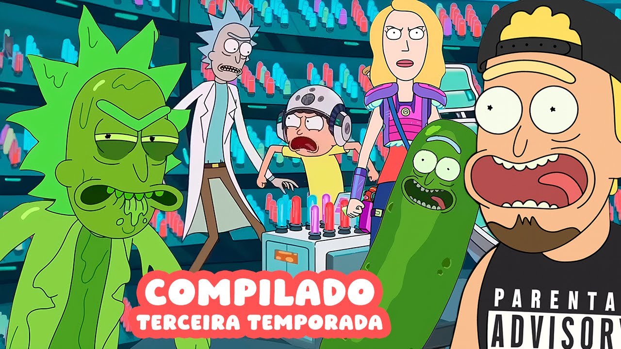 MARATONA RICK & MORTY | Melhores Momentos da Terceira Temporada