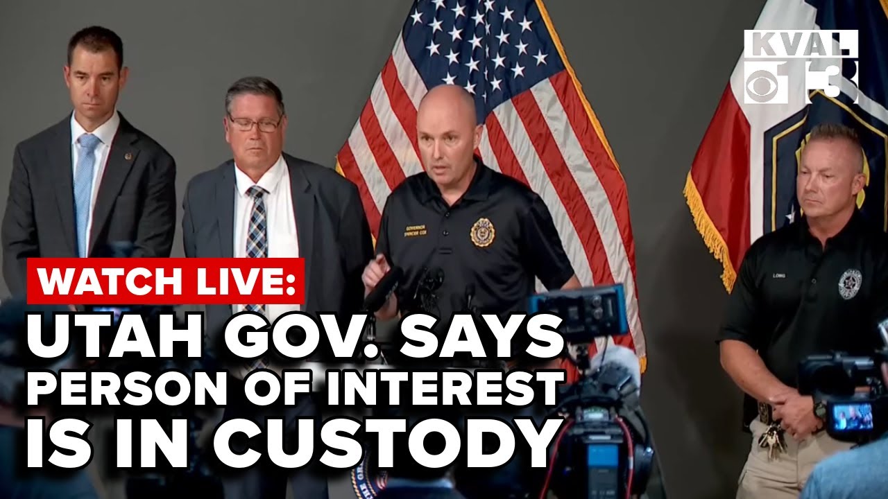 PRESS CONFERENCE: Charlie Kirk dies after shooting at Utah university event