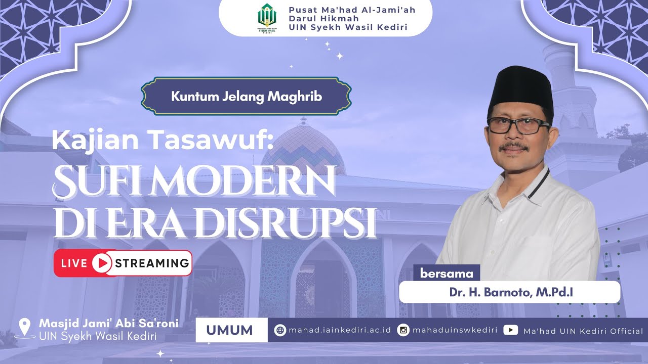 KULTUM JELANG MAGRIB BERSAMA Dr. H. BARNOTO, M.Pd. I