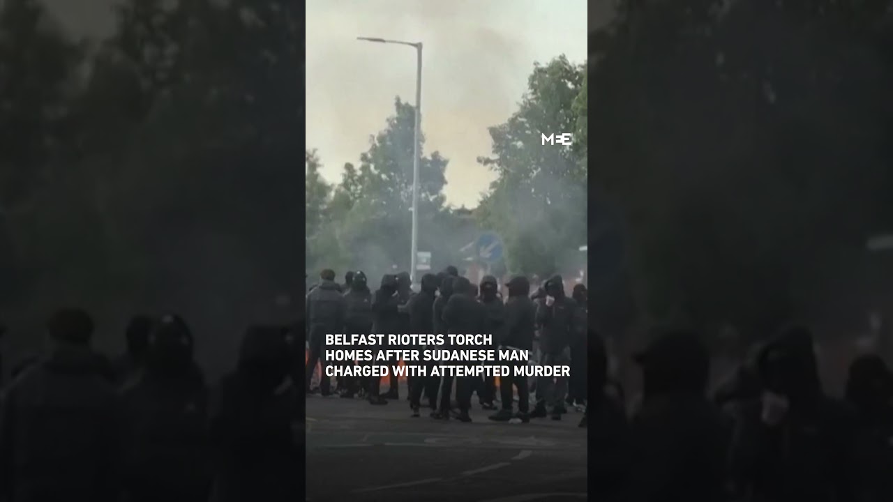 Rioters torch homes and vehicles after Sudanese man charged with attempted beheading