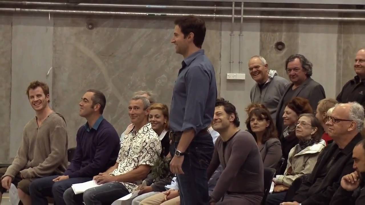 Richard Armitage opens the Powhiri Welcoming Ceremony