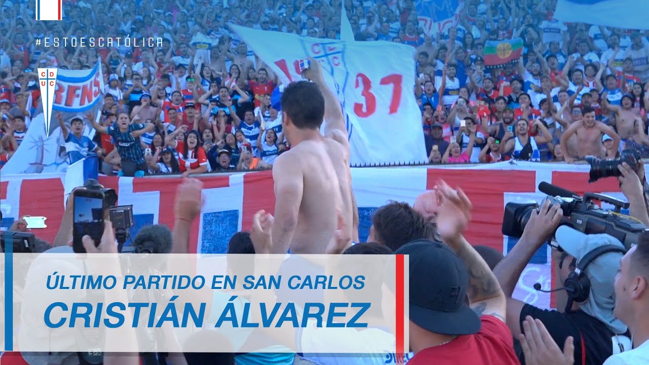 El último partido de Cristián Álvarez en San Carlos de Apoquindo