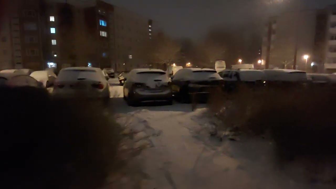 Heftiger Schneefall 