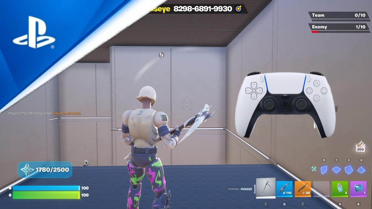 Fortnite Control PS5 Gameplay [4K 60fps] || 1v1 Peace Control