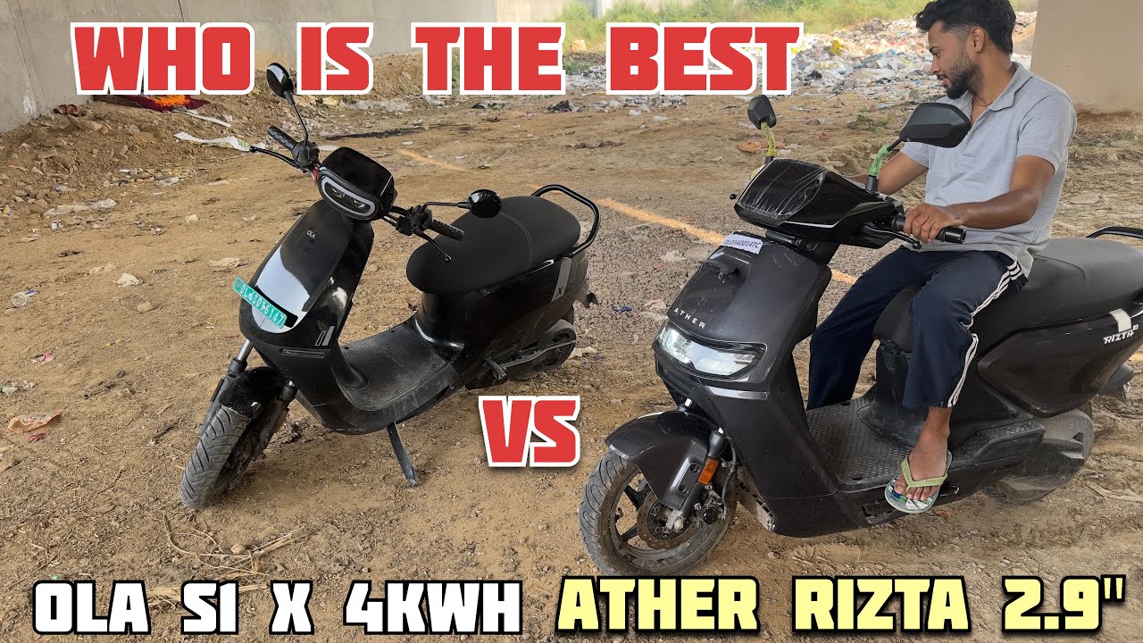 Ola S1 X 4KWH  VS. ATHER RIZTA 2.9 PRO PACK DETAILS REVIEW AND OWNERSHIP 