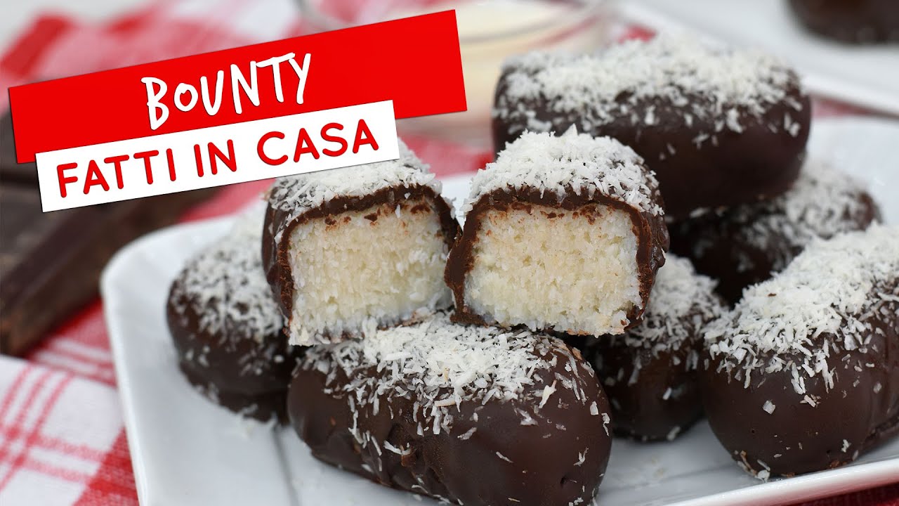Bounty fatti in casa: ricetta facile e veloce