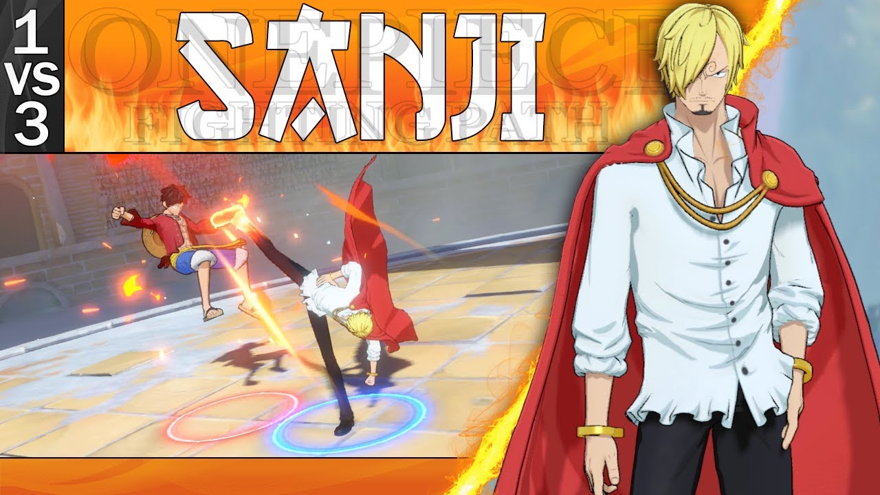 New SS - Sanji WCI gameplay - 1vs3 l One Piece Fighting Path