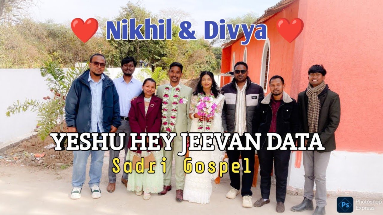 Yeshu hey jeevandata//Nikhil and Divya#wedding #christianwedding #christiansong #jesussongs #shorts 