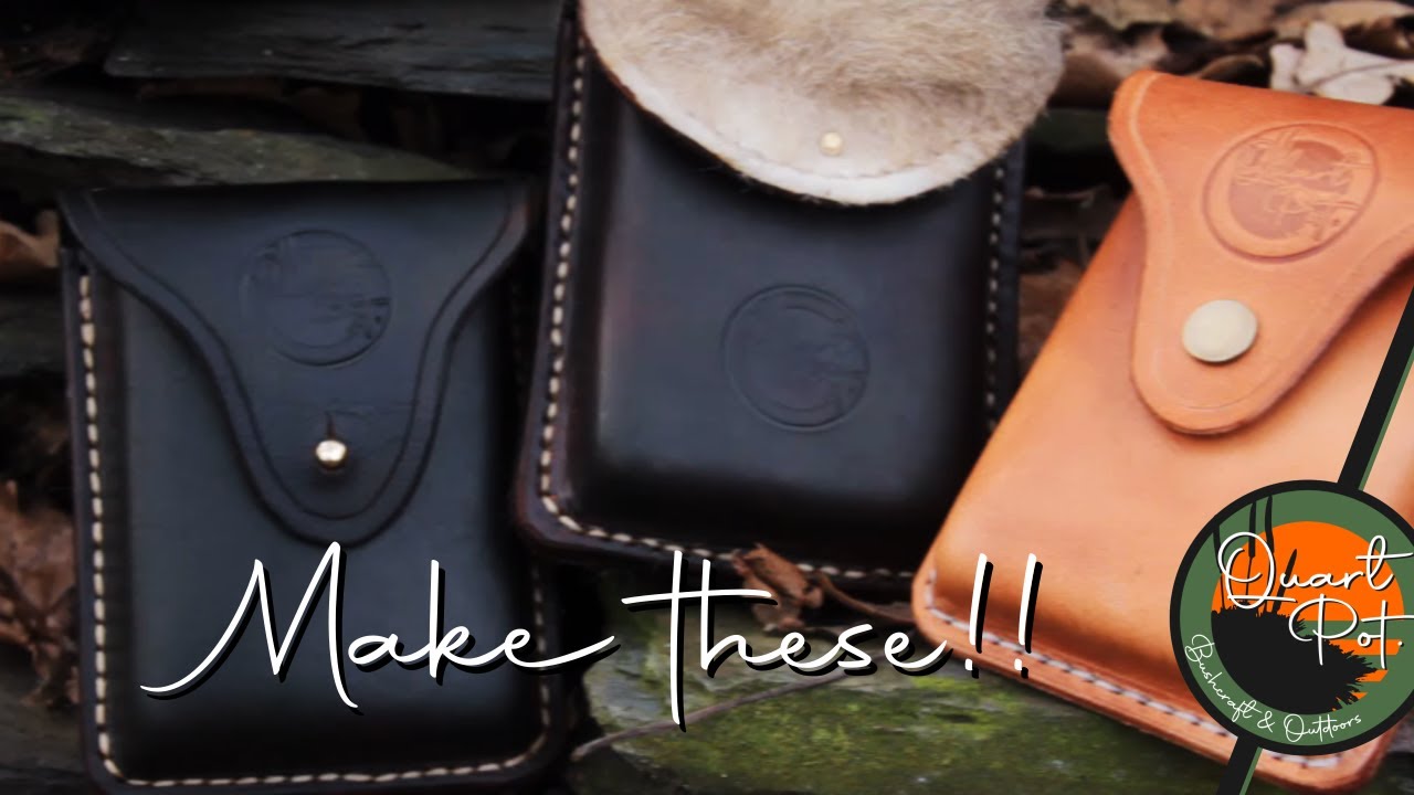 Making a Wet Formed Leather Pouch | Full Walkthrough - It's easier than you think! Tutorial.